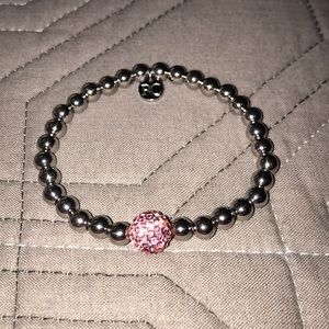 Ireland Mini Silver with Light Pink